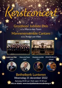Kerstconcert Bethelkerk Lunteren @ HHG Lunteren, Bethelkerk | Lunteren | Gelderland | Nederland